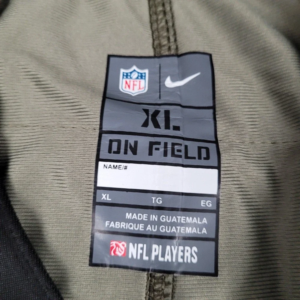 Nike Green Bay Packers Aaron Rodgers NFL Salute To Service On Field Jersey Sz XL